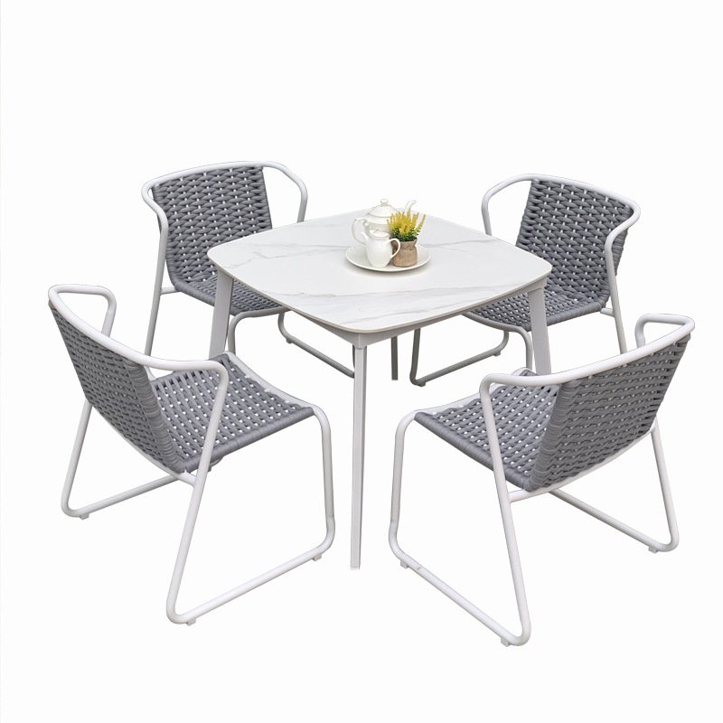 Woven Dining Chairs Set Of 4 - Image 5