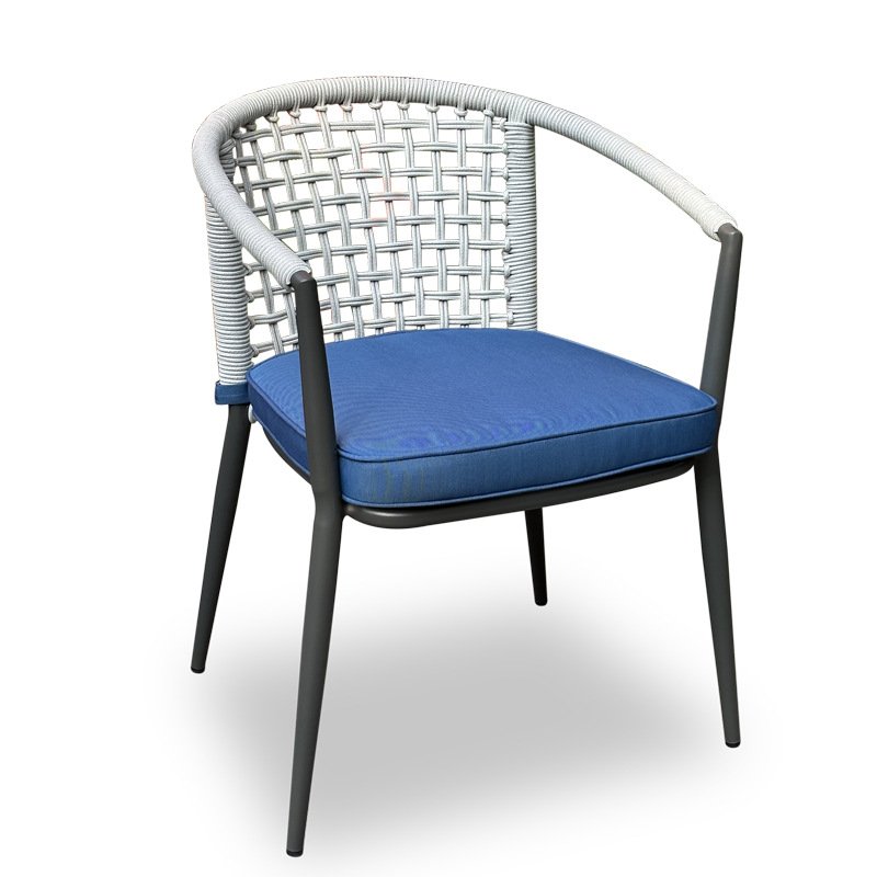 Woven Dining Chairs Set Of 6 - Image 6